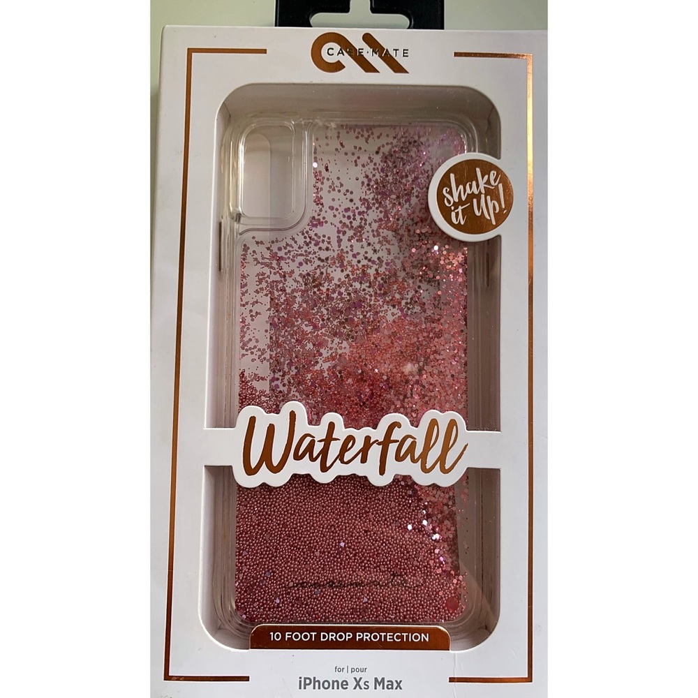 ❗️NEW iPhone Xs MAX Waterfall pink casemate case❗️